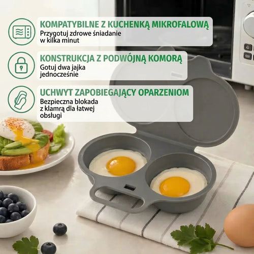 Avelia™ – Jajowar do Mikrofalówki na Jajka w Koszulce