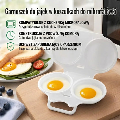 Avelia™ – Jajowar do Mikrofalówki na Jajka w Koszulce