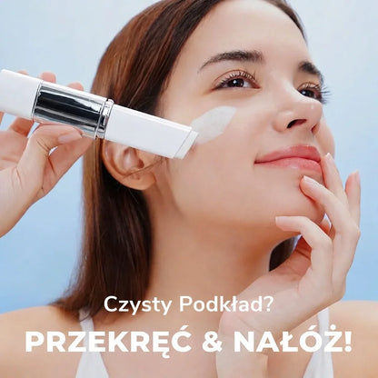 Podkład 2 w 1 ze zintegrowanym pędzelkiem