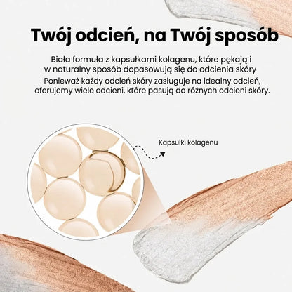 Podkład 2 w 1 ze zintegrowanym pędzelkiem