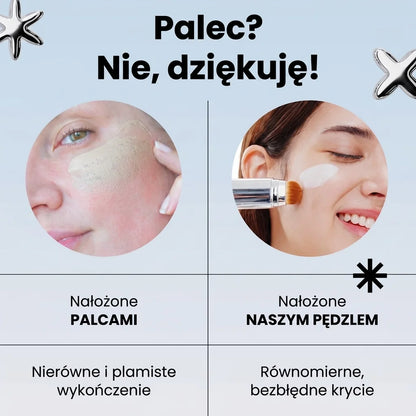 Podkład 2 w 1 ze zintegrowanym pędzelkiem