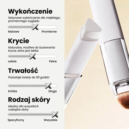 Podkład 2 w 1 ze zintegrowanym pędzelkiem